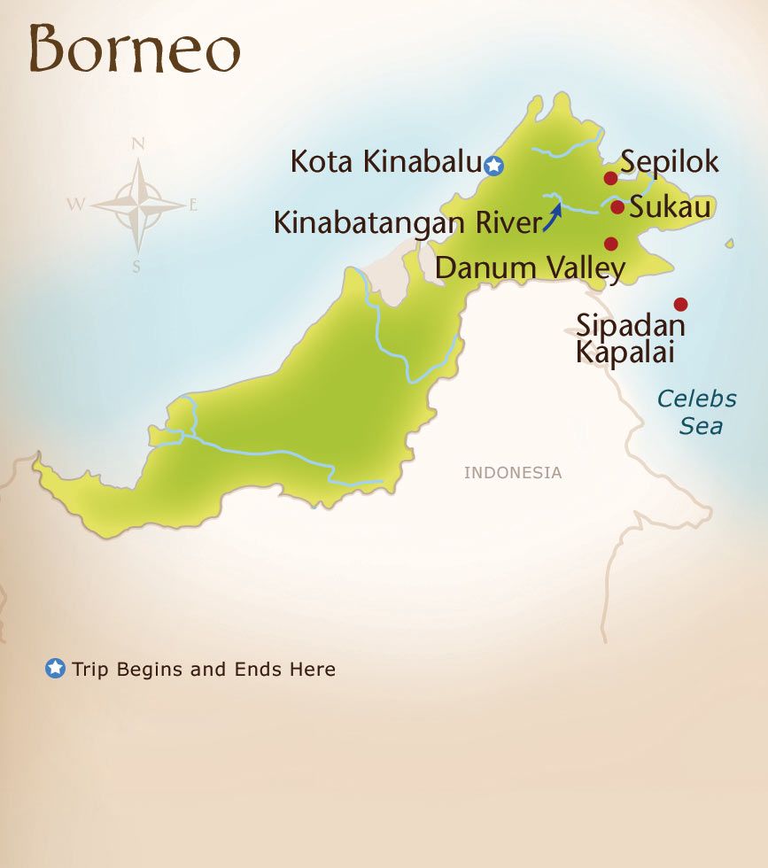 borneo tour holidays